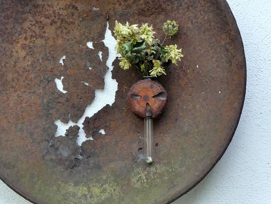 Vase aus Holz - Banksia - mit Magnet für den Kühlschrank