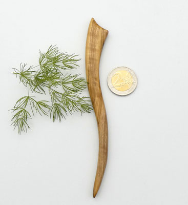 Haarstab aus Holz - Olivenholz