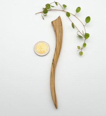 Haarnadel aus Holz - Olivenholz