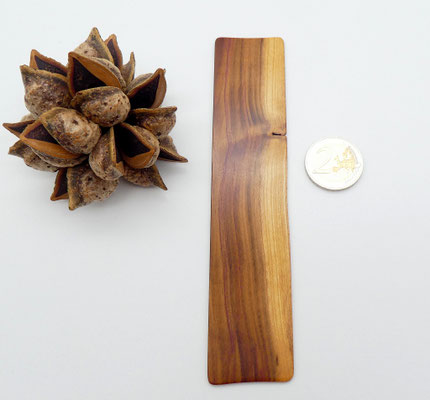 Lesezeichen aus Holz - Zwetschge