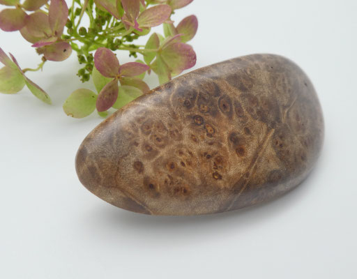 Haarspange aus Ahornmaser & kleine Klammer