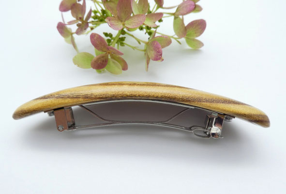 Haarspange aus Essigbaum & kleine Klammer