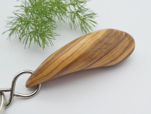 Schlüsselanhänger aus Olivenholz