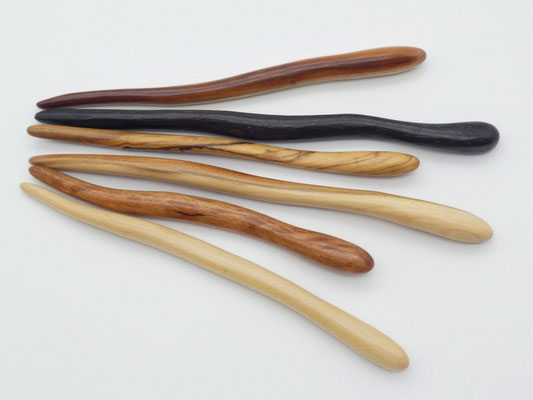 kurzer Haarstab aus Holz - Sheoak