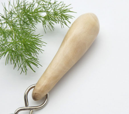 Schlüsselanhänger-Handschmeichler aus Zaubernuss