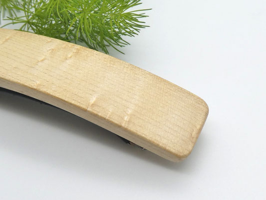Haarspange aus Muschelahorn & große Klammer