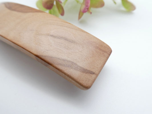 Haarspange aus Apfelbaum & kleine Klammer