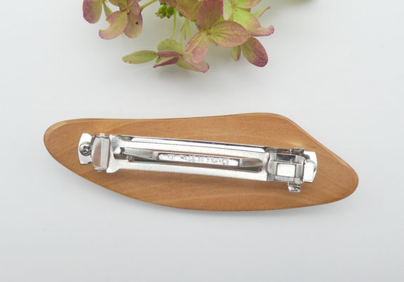 Haarspange aus Apfelholz & kleine Klammer