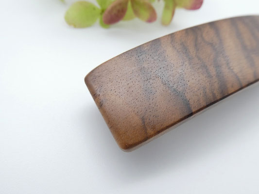 Haarspange aus Nussbaum & kleine Klammer