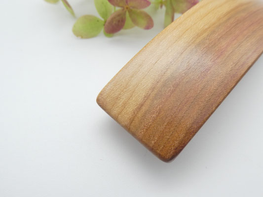 Haarspange aus Zwetschge & kleine Klammer