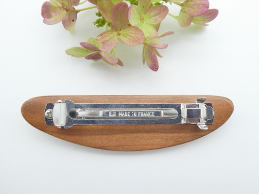 Haarspange aus Zwetschge & kleine Klammer