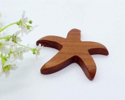 Seestern Magnet aus Kirsche