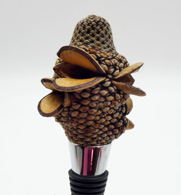 Wein-Flaschenverschluss aus Holz - Banksia-Zapfen