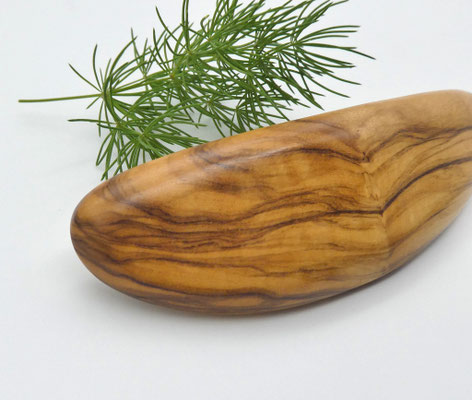 Haarspange aus Olivenholz & kleine Klammer