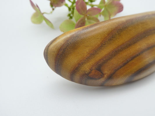 Haarspange aus Essigbaum & kleine Klammer