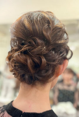 洋装ヘアセット