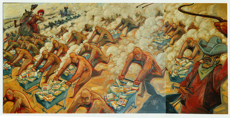 Cattle, 200 x 100 cm