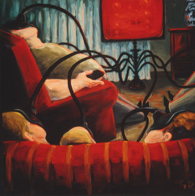 The Den, 94 x94 cm