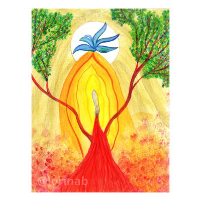 Le sang des lunes peinture originales Lorina