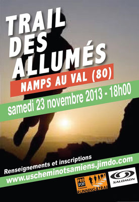 Trail des Allumés 2013, les coulisses (Namps au Val - dép80 - 15km - Sam23/11/2013)