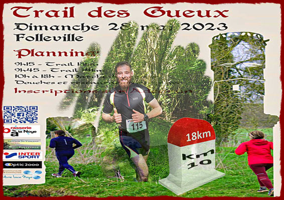 Trail des Gueux - Le 18km au km10 (Folleville - dép80 - 14/18km - Dim28/05/2023)