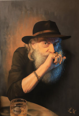 La pause du peintre 100 x 70 cm 1900 euros
