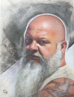 "Barbu 3" 40 x 30 cm 700 euros