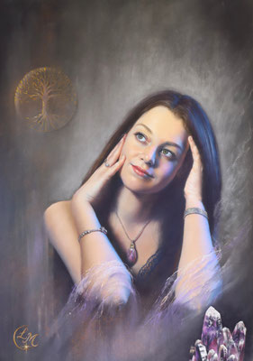 "Sérénité intérieure" 70 x 50 cm
