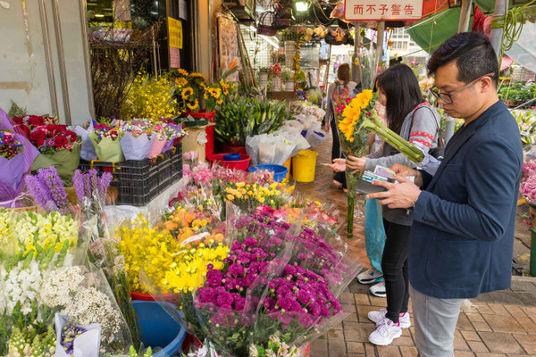 Kowloon, Flower market