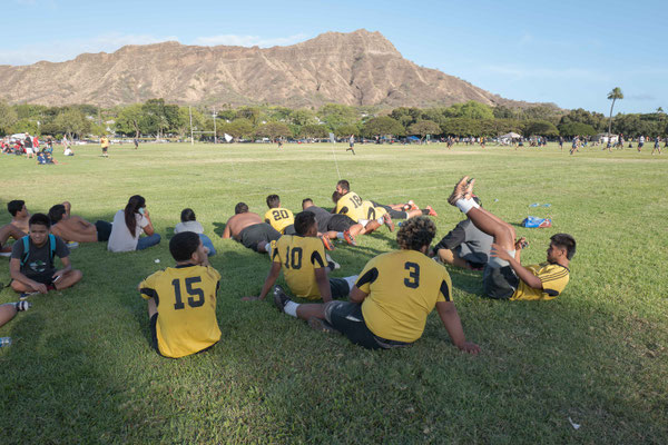 Final preparations for the test game