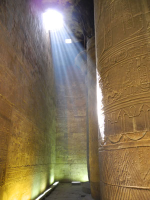 Sunlight, Temple, Egypt