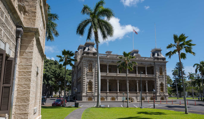 Iolani Palace in the Historical District