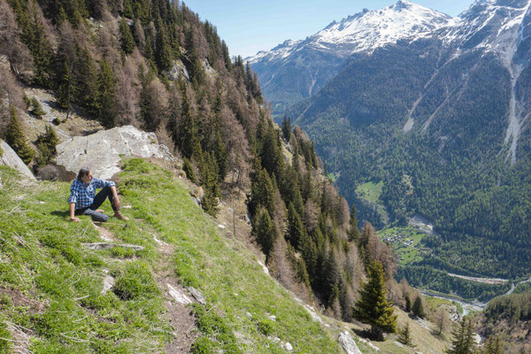 Blick zum Mattertal
