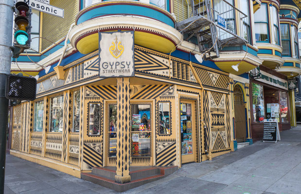 Haight-Ashbury, the origin of hippie counterculture