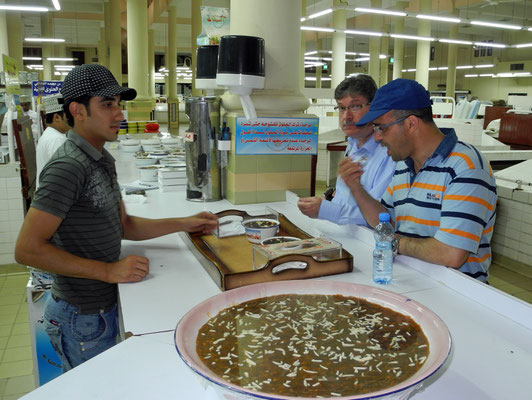 ...and tasting Mehabiya...
