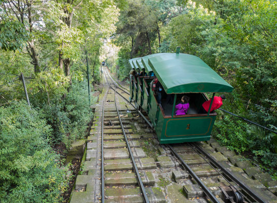 Acceso funicular, Cerro San Cristobal