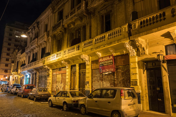 Buenos Aires downtown Montserrat at night