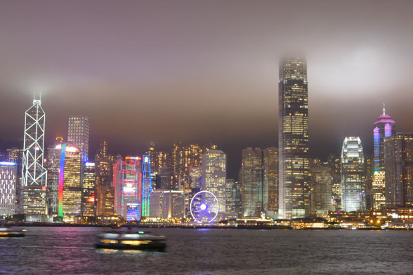 Hongkong at night