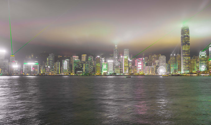 The Symphonie of Light: the facades of more than 40 buildings are decked out in lights  