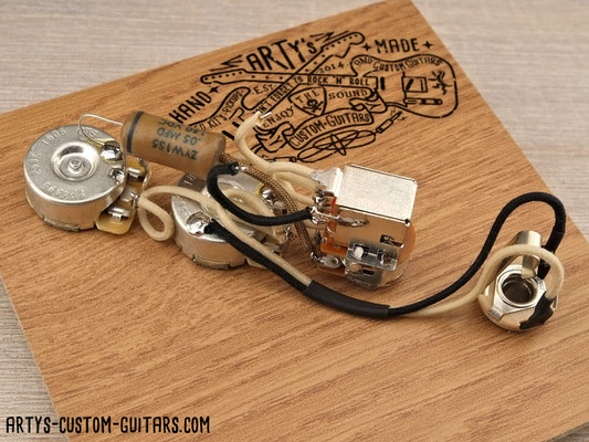 PREWIRED HARNESS Jazz Bass S P J Bass Arty s Custom Guitars