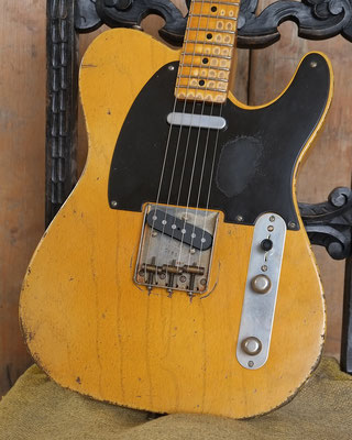 Broadcaster Nocaster Relic Repro Butterscotch Telecaster Arty's Custom Guitars