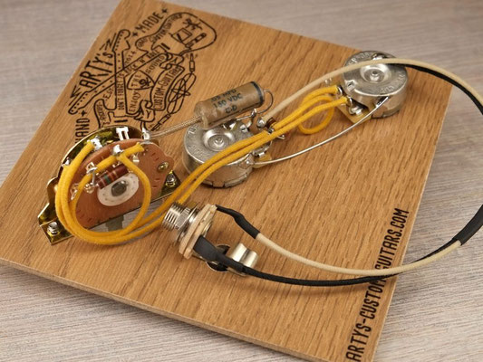 WIRING HARNESS Broadcaster Tele - Arty's Custom Guitars custom guitar wiring harness 