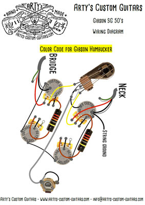 wiring gibson bumble prewired bumblebee gitarren artys capacitor