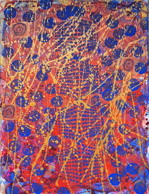 BOOM 70 x 50, Acryl auf Leinwand, 2025, Preis auf Anfrage 
