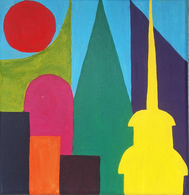 ST. PETERBURG 30x30 Acryl auf Leinwand, Preis nach Anfrage 