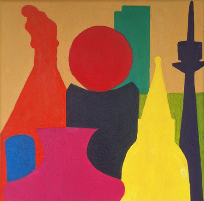 WIEN 30x30 Acryl auf Leinwand, Preis nach Anfrage 