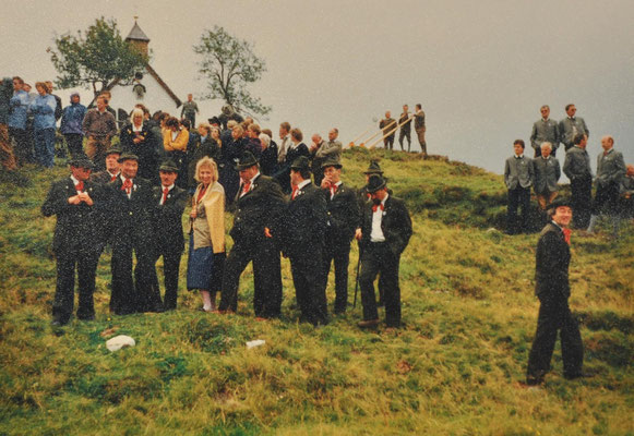 1991: Almsingen des OÖSSB auf der Postalm