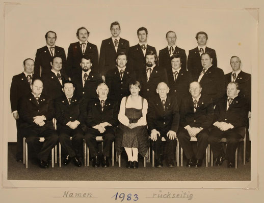 1983: Chofoto mit Christine Baier