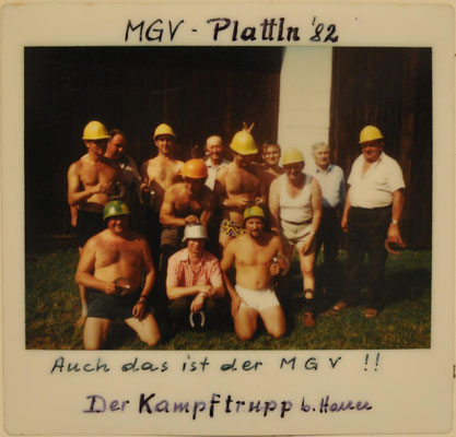 1982: MGV-Plattln