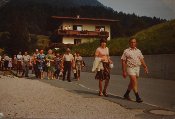 1976: Sängerausflug ins  Zillertal